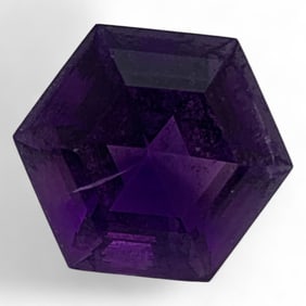 Faceted Purple Spinel Gemstone