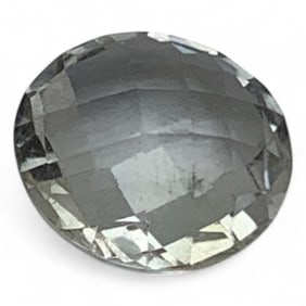 Faceted Clear Spinel Gemstone