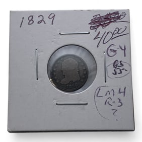 1829 Capped Bust Half Silver Dime, G