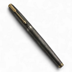 Parker Metal Fountain Pen With 14k Gold Tip