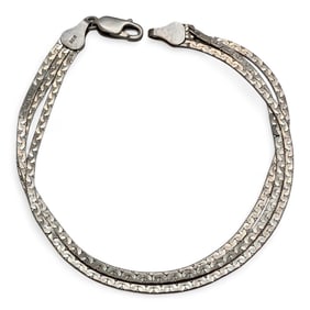 Sterling Silver Multi Strand Bracelet