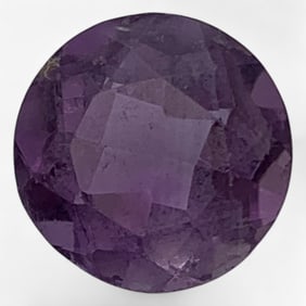 Faceted Purple Amethyst Gemstone