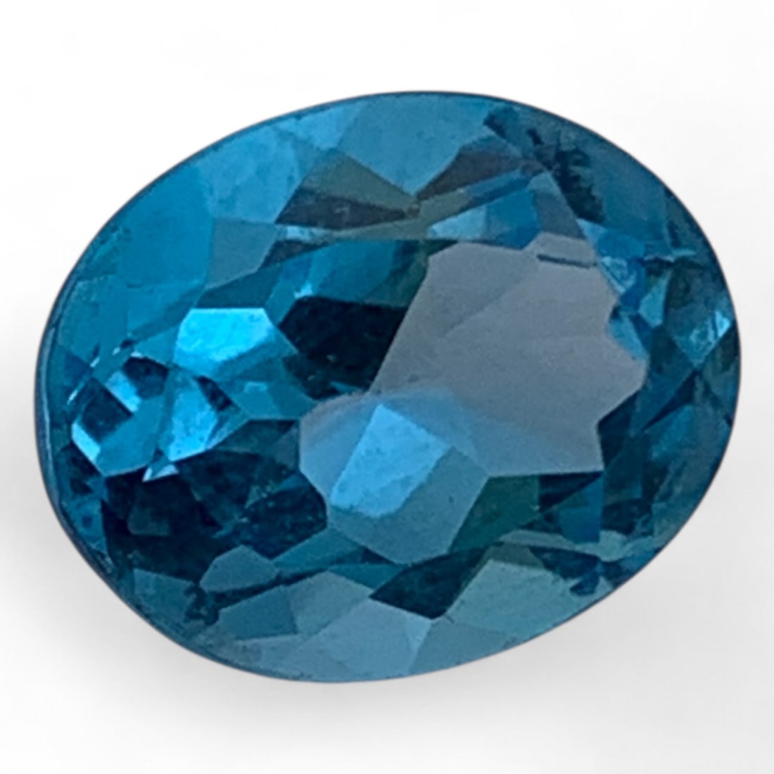Faceted Blue Sapphire Gemstone (1 of 3)