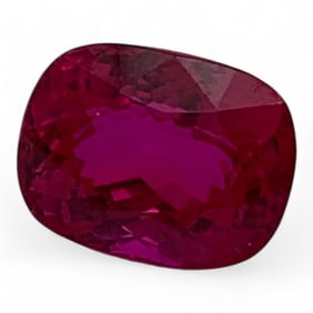 Faceted Pink Sapphire Gemstone