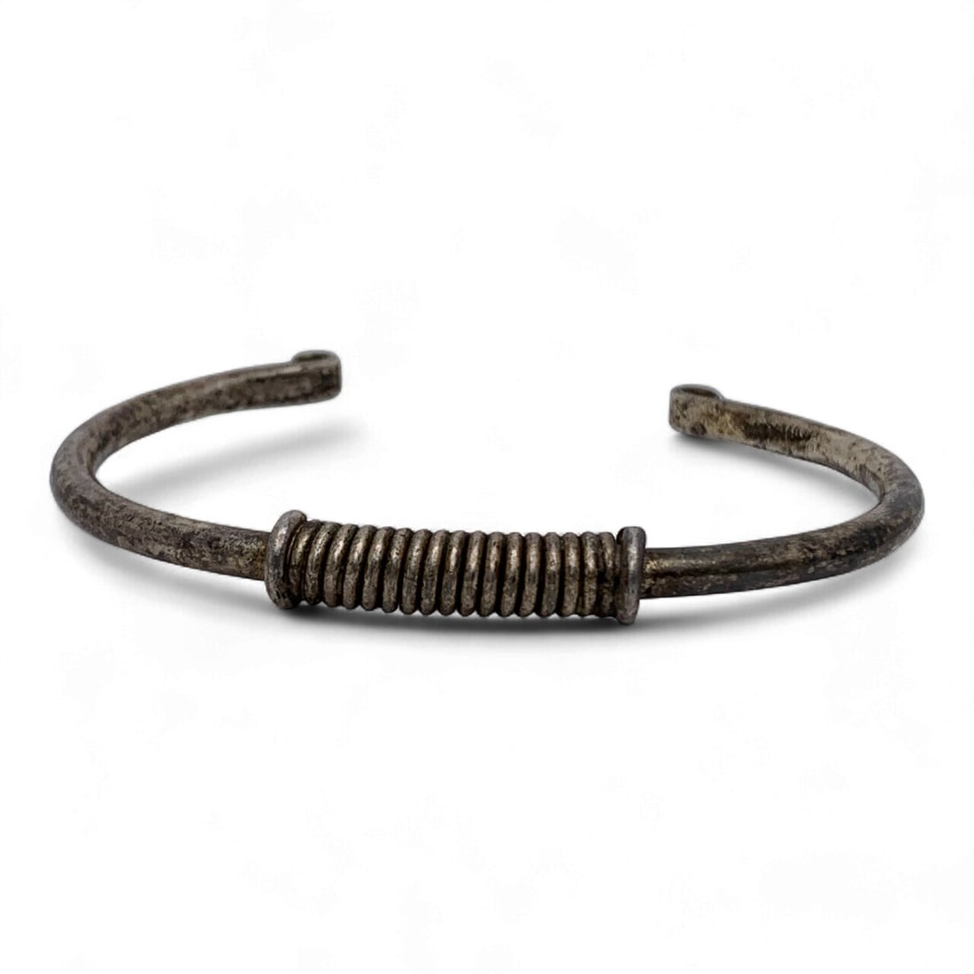 Sterling Silver Cuff Bracelet: Marked 925 - 2 3/8" Inside Width - 14.8 Grams