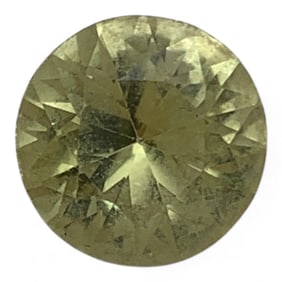 Faceted Yellow Sapphire Gemstone