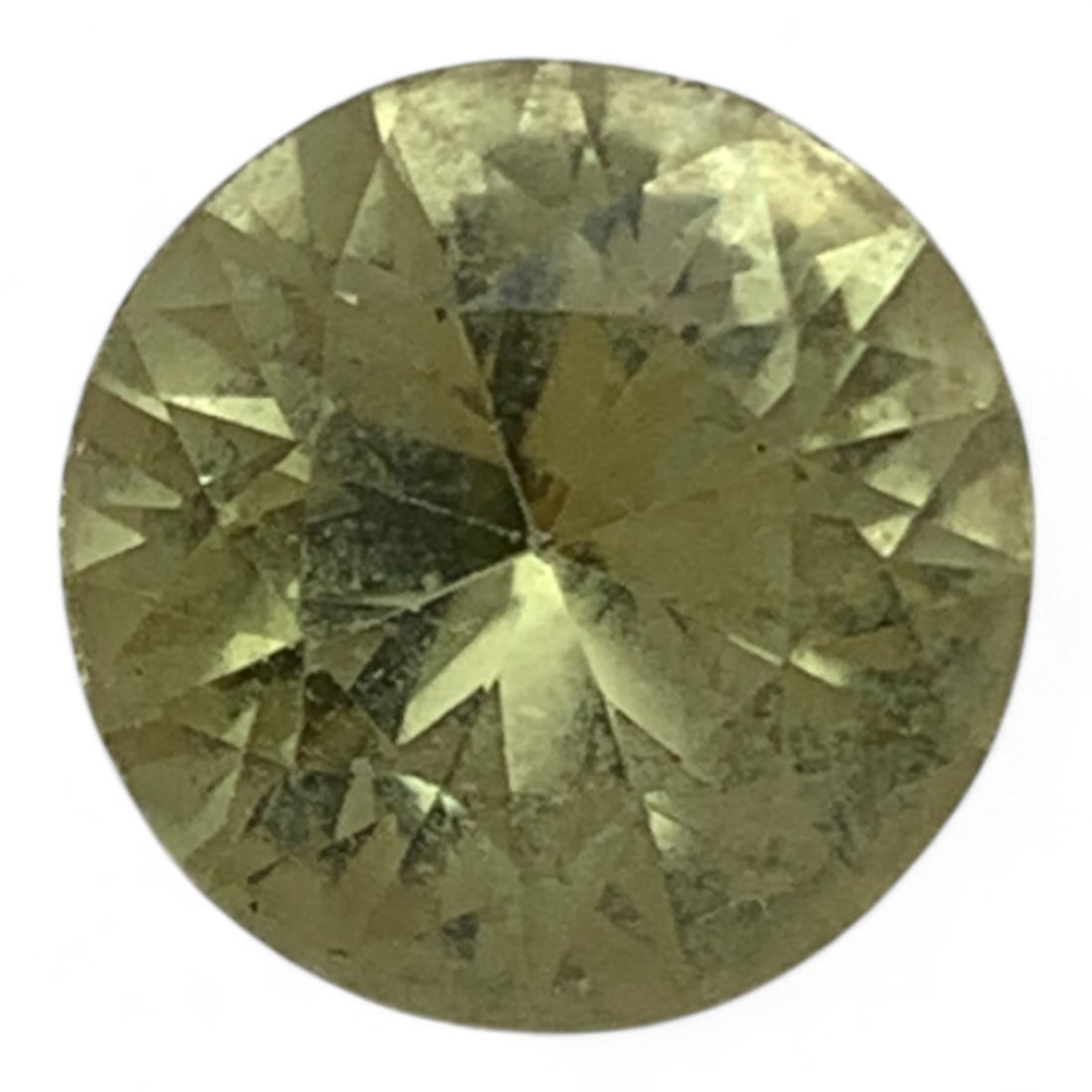 Faceted Yellow Sapphire Gemstone (1 of 3)