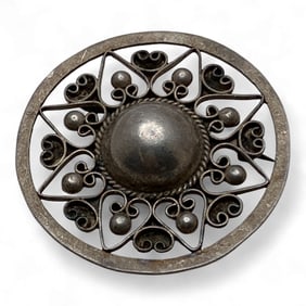 900 Silver Brooch