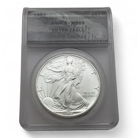 1992 American Silver Eagle One Dollar, Certified