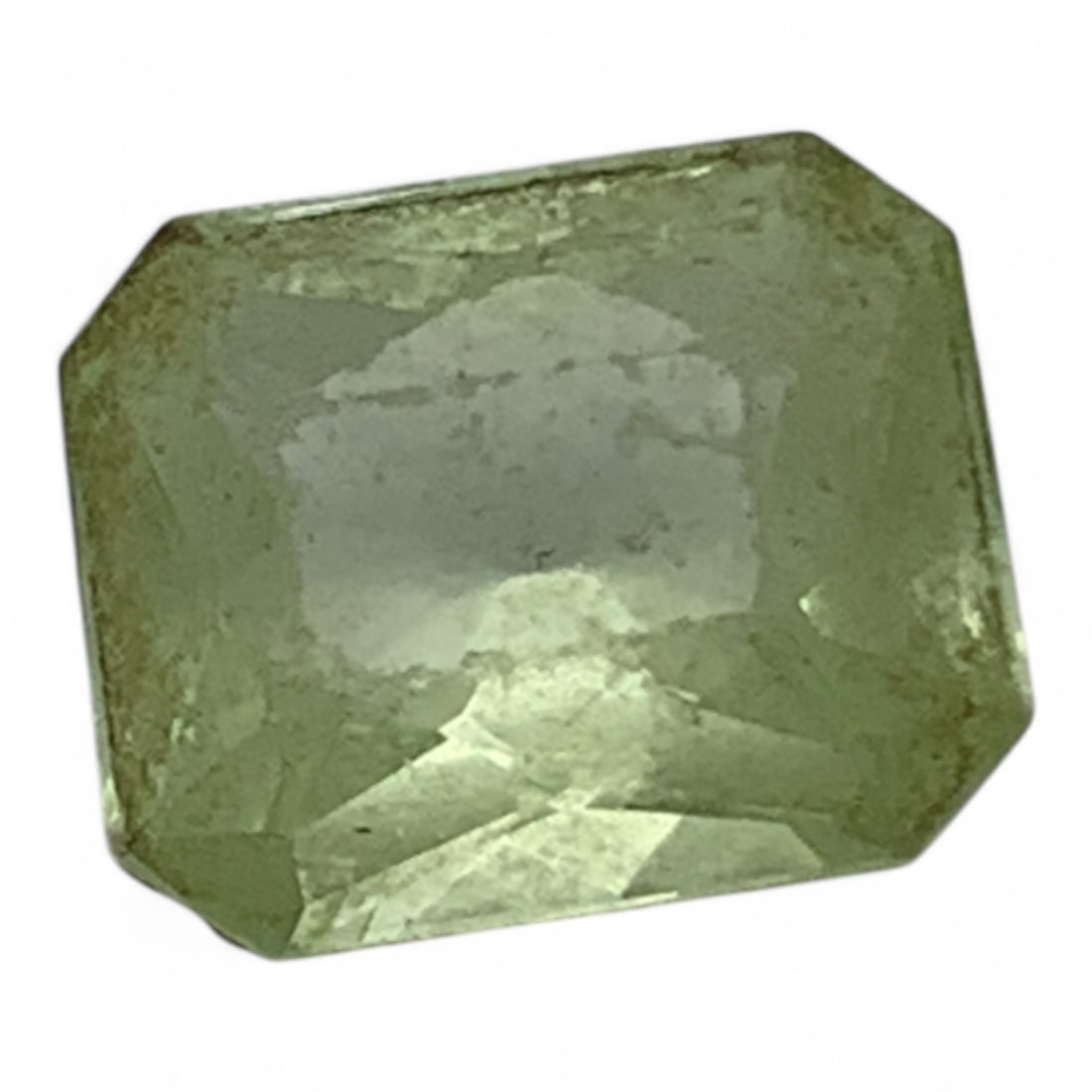 Faceted Green Spinel Gemstone (1 of 3)