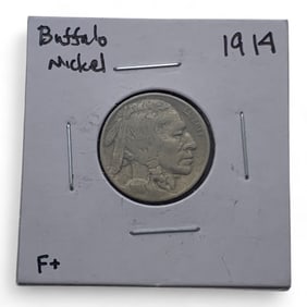 1914 Buffalo Nickel, Full Date
