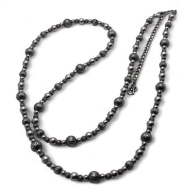 Sterling Silver Beaded Necklace