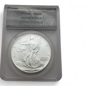 1995 American Silver Eagle One Dollar, Certified