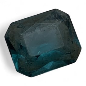 Faceted Light Blue Topaz Gemstone