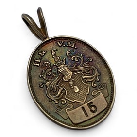 Sterling Silver Gold Tone Pendant