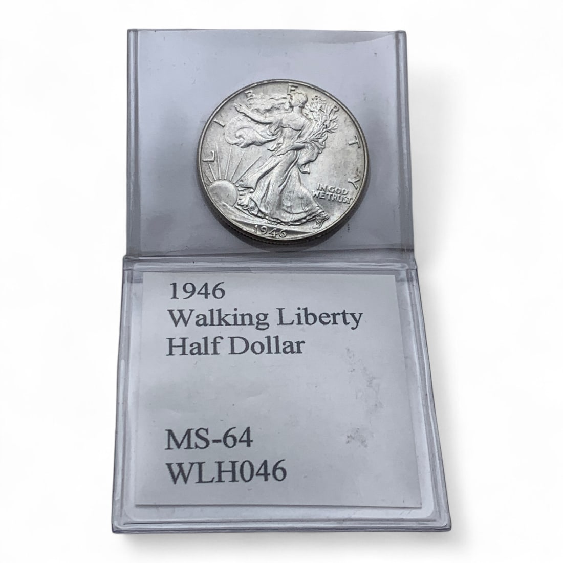 1946 Walking Liberty Silver Half Dollar, Ch B U (1 of 3)