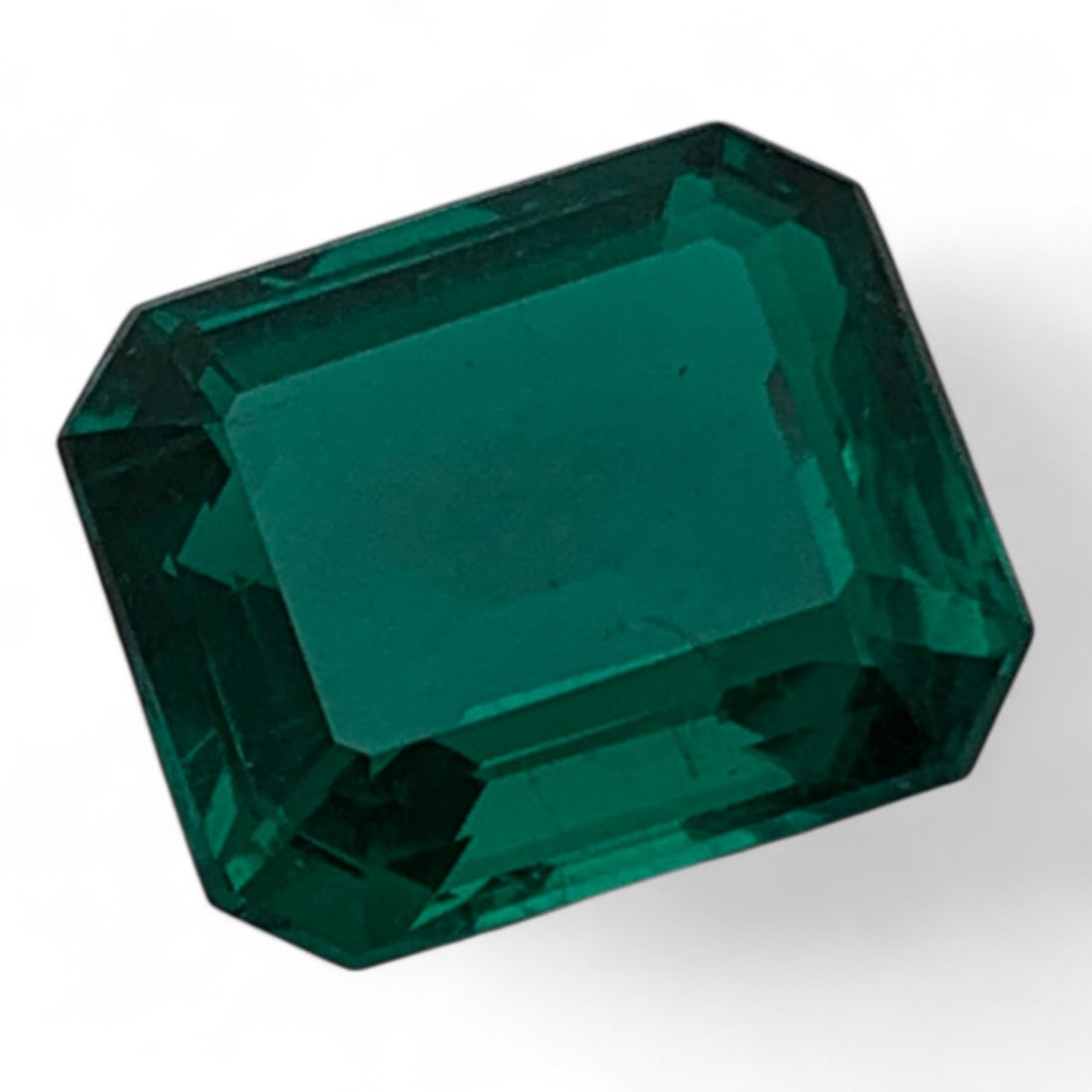 Faceted Dark Green Spinel Gemstone (1 of 3)