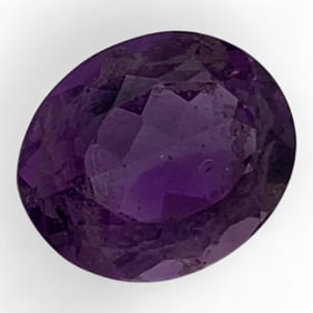 Faceted Purple Amethyst Gemstone