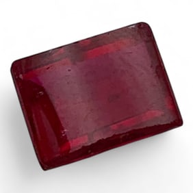 Faceted Pink Ruby Gemstone