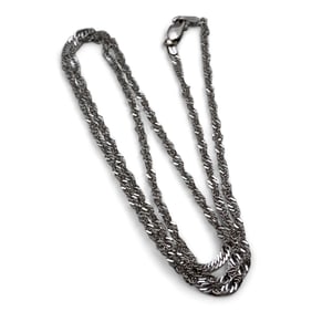 14k White Gold Chain Necklace