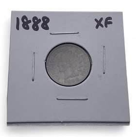 1888 Indian Head Cent, X F