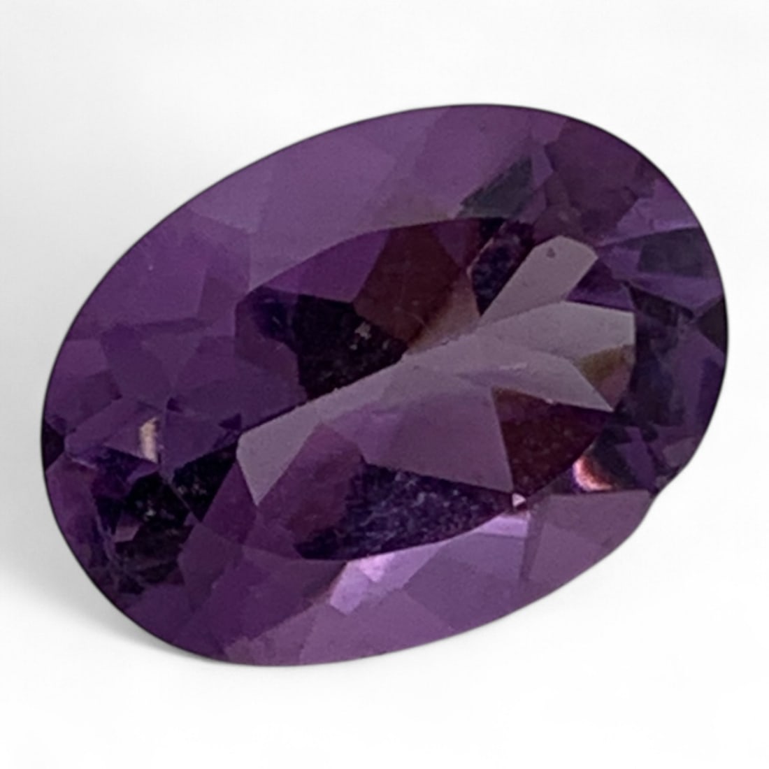 Faceted Purple Amethyst Gemstone: 9x12.5mm - 1.1 Grams Gemstones Tested With Presidium Gem Tester Il - Berners Does Not Guarantee Authenticity Of Gemstones
