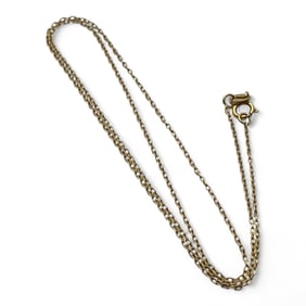 Sterling Silver Gold Tone Necklace