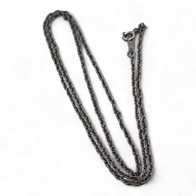 14k White Gold Chain Necklace