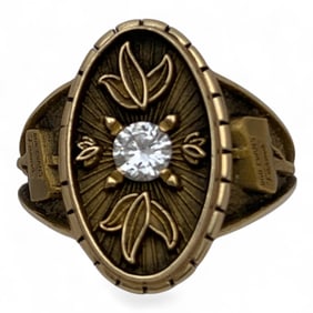 14k Gold And Diamond Ring