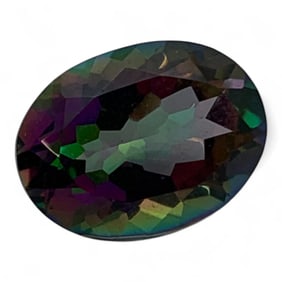 Faceted Mystic Topaz Gemstone