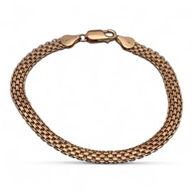 Sterling Silver Bronze Tone Bracelet