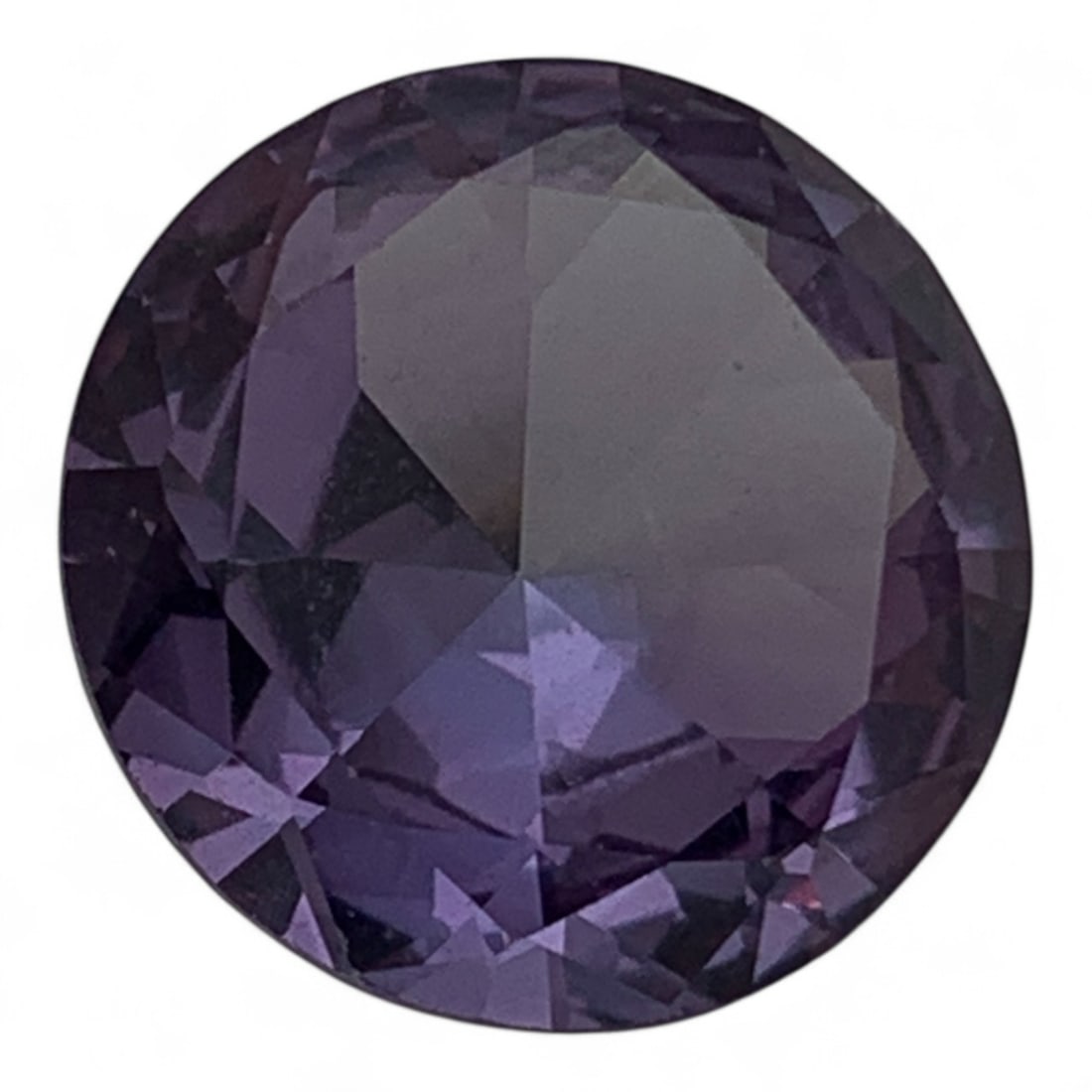 Faceted Blue/purple Sapphire Gemstone: 14mm Diameter - 3.1 Grams Gemstones Tested With Presidium Gem Tester Il - Berners Does Not Guarantee Authenticity Of Gemstones