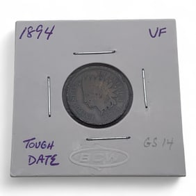1894 Indian Head Cent, V F