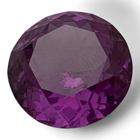 Faceted Purple Sapphire Gemstone
