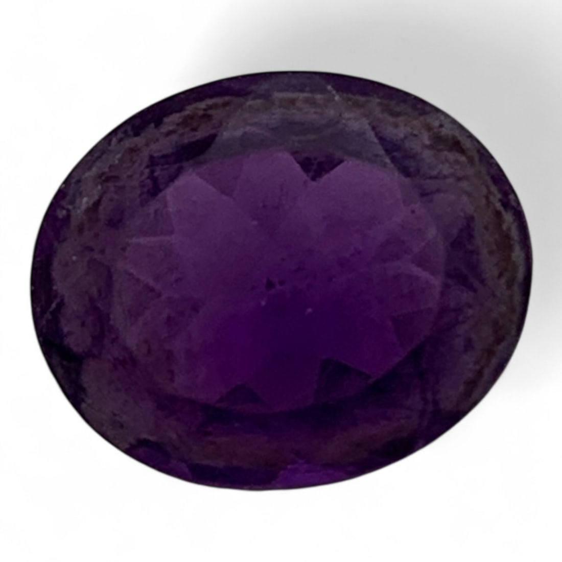 Faceted Purple Amethyst Gemstone: 8x10mm - 0.7 Grams Gemstones Tested With Presidium Gem Tester Il - Berners Does Not Guarantee Authenticity Of Gemstones