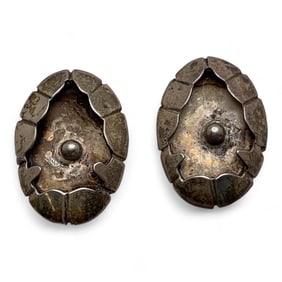 Pair Of Silver Earrings