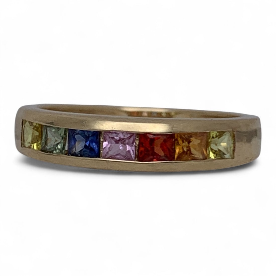14k Gold Ring With Multi Colored Gemstones (1 of 8)