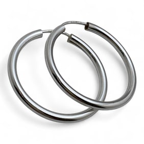 Sterling Silver Hoop Earrings