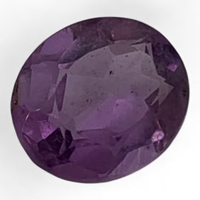 Faceted Purple Amethyst Gemstone