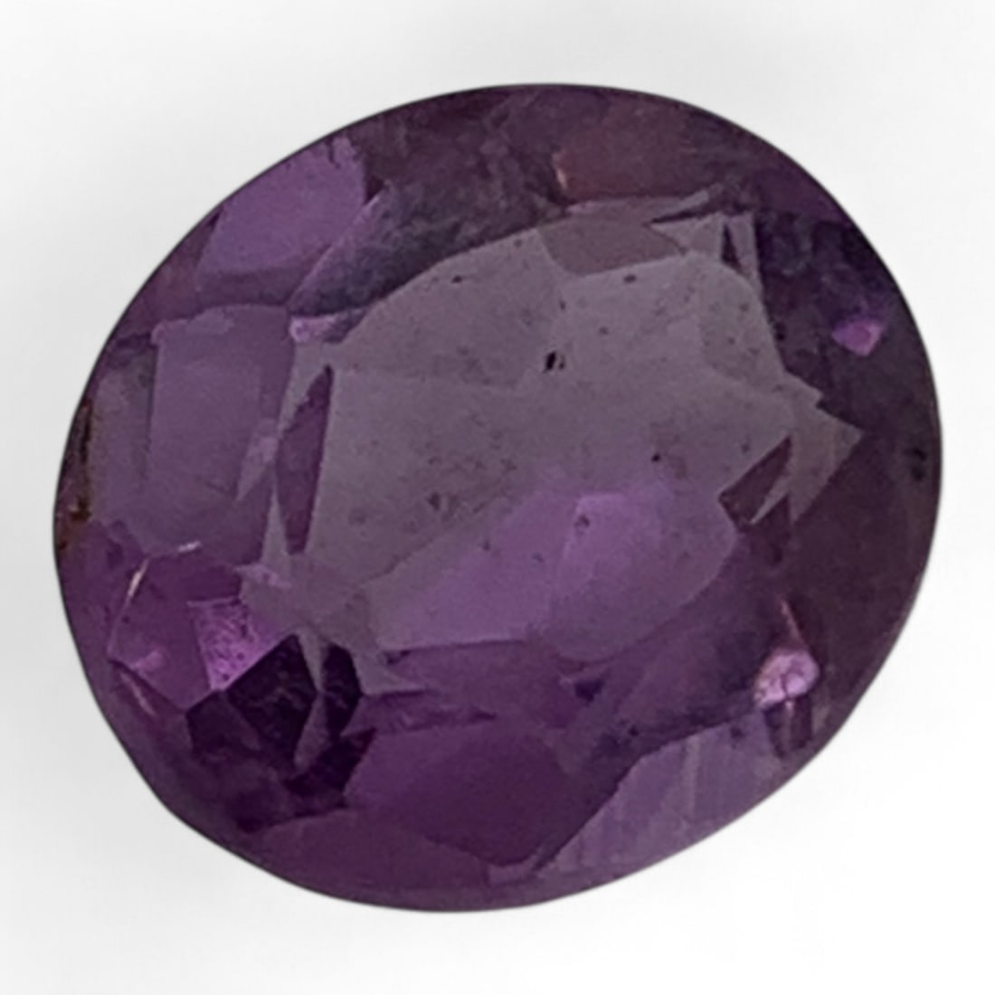 Faceted Purple Amethyst Gemstone: 8.5x10mm - 0.9 Grams Gemstones Tested With Presidium Gem Tester Il - Berners Does Not Guarantee Authenticity Of Gemstones
