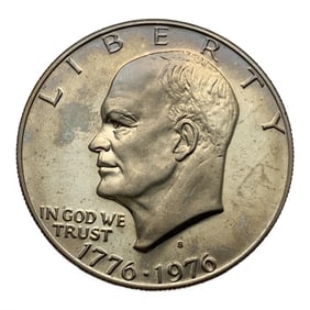 1976 S Eisenhower Silver Dollar