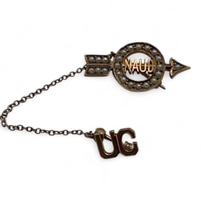 10k Gold And Pearl Pin