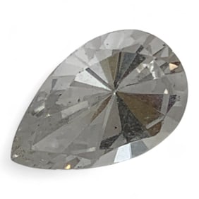 Faceted Clear Topaz Gemstone