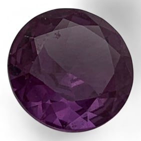 Faceted Purple Sapphire Gemstone