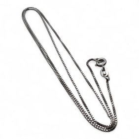 Sterling Silver Box Chain Necklace