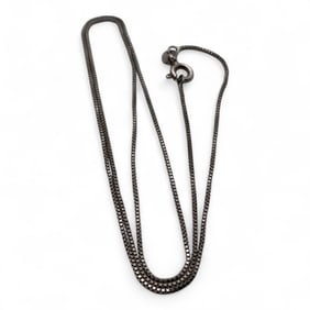 Sterling Silver Box Chain Necklace