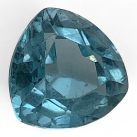 Faceted Blue Topaz Gemstone