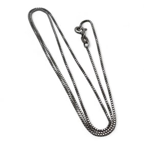 Sterling Silver Box Chain Necklace
