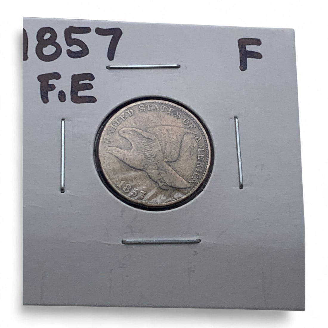 1857 Flying Eagle Cent, Fine (1 of 3)