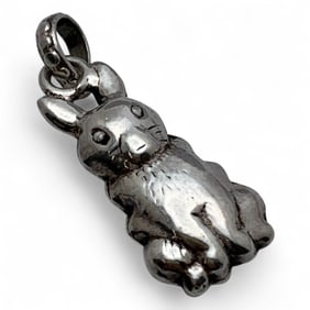 Sterling Silver Rabbit Pendant